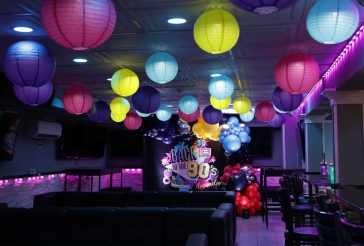 LED Lanterns on Ceiling