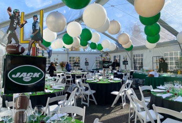 Jets Inspired Tent Ceiling Balloons