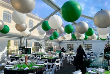 Tent Balloon Ceiling Treatment