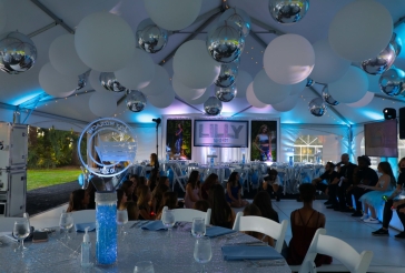 Classic Balloon and Orbz Ceiling Treatment