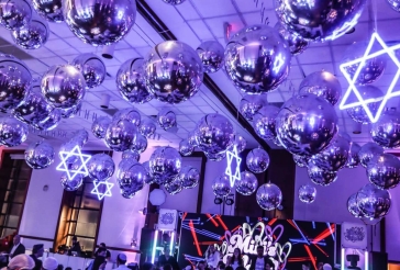 Silver Balloon Ceiling Decor