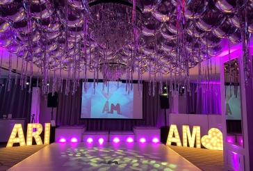 Loose Metallic Ceiling Balloons