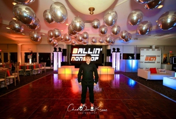 Metallic Silver Ceiling Orbz