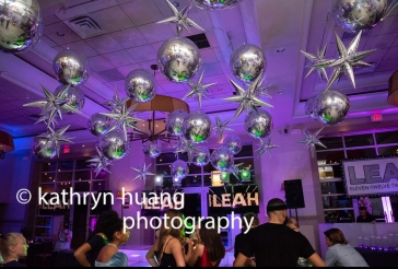 Metallic Silver Starburst Ceiling