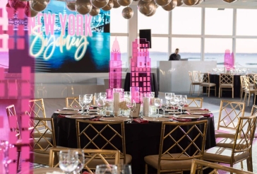 Gold Metallic Ceiling