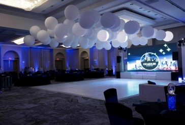 White Ceiling Balloons