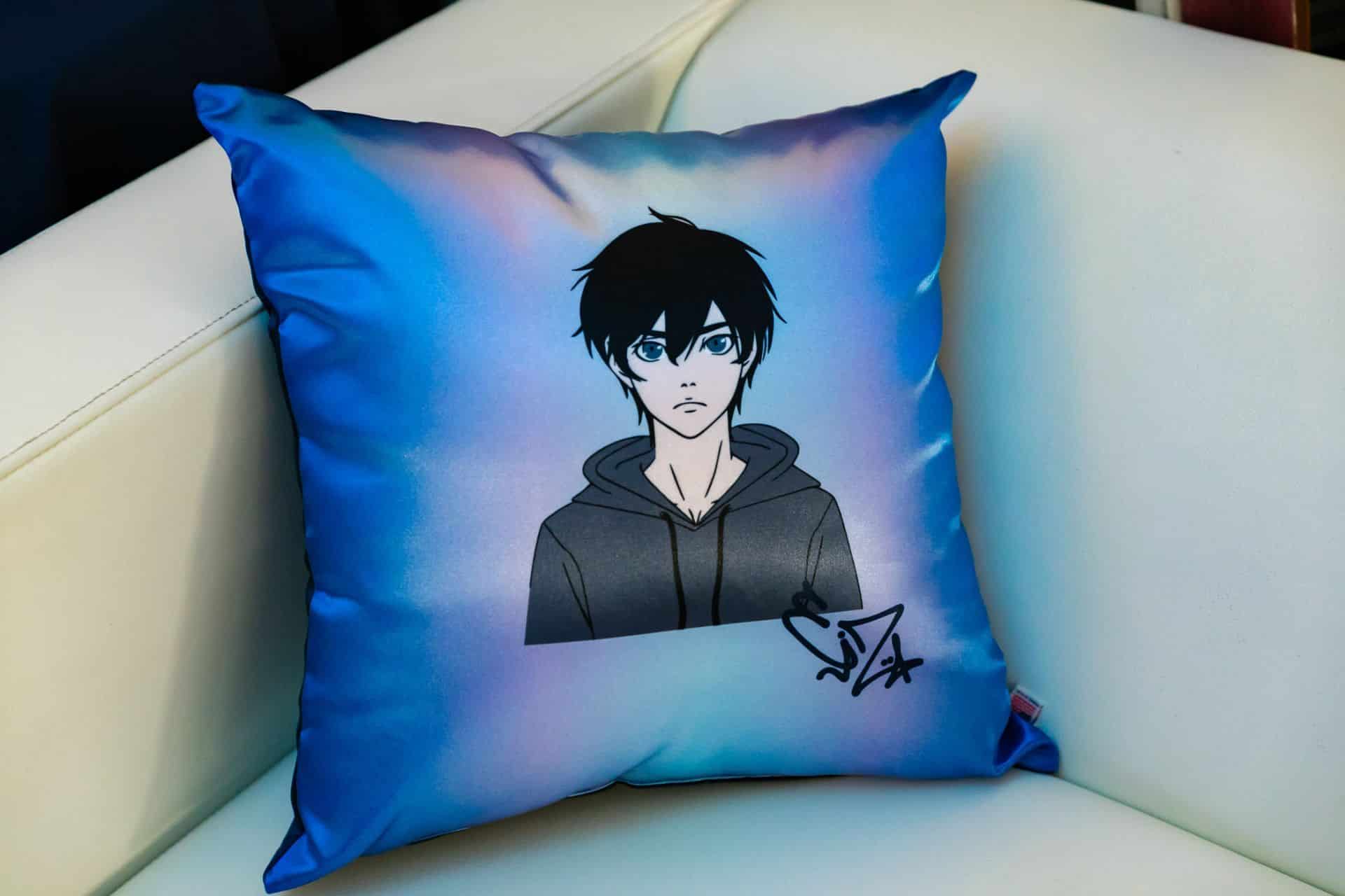 Custom Ombre Anime Pillow