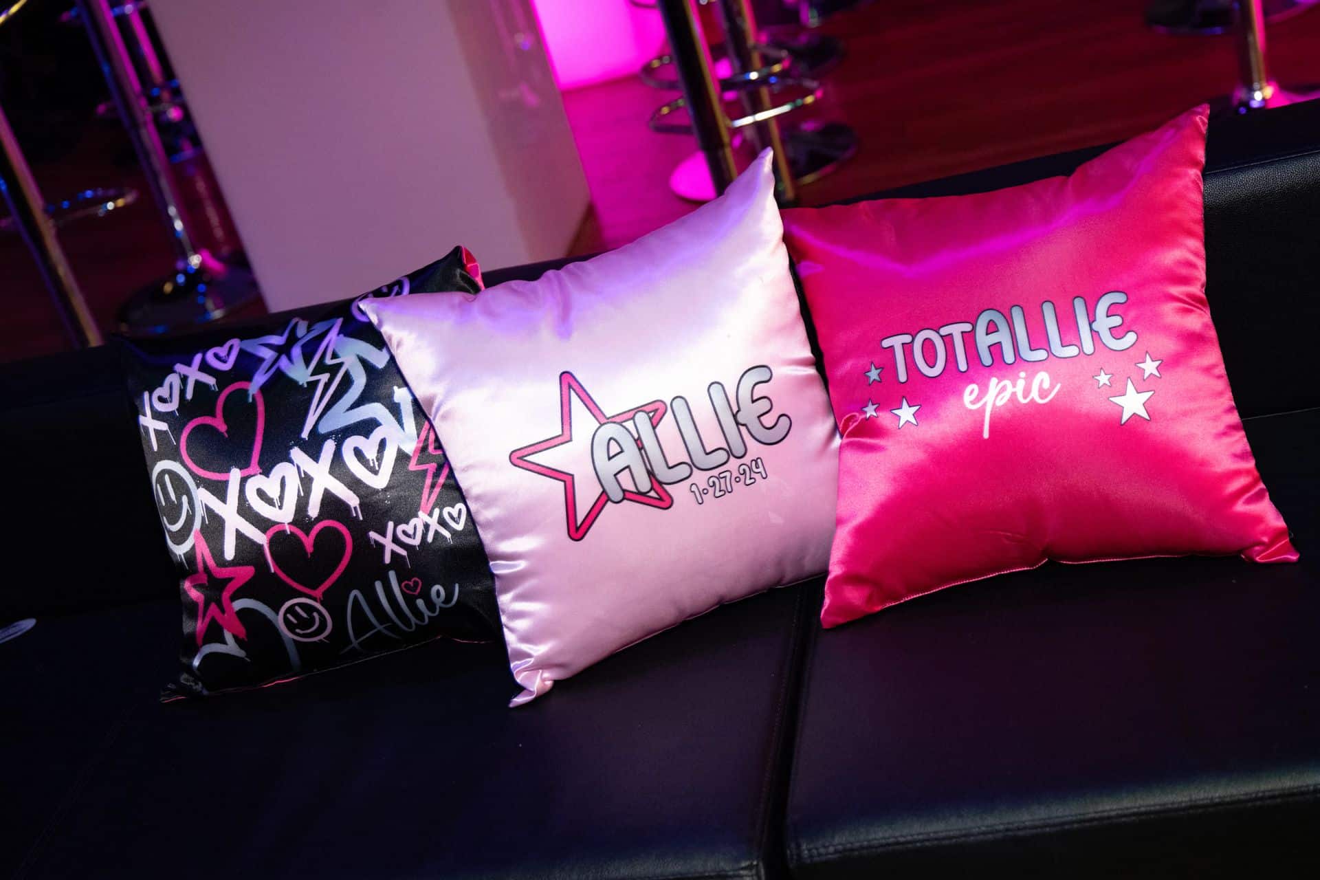 Bat Mitzvah Logo Pillows with Slogan