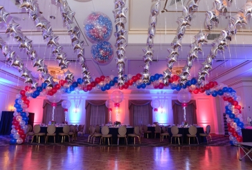 Balloon Canopy Wrap Around Dance Floor