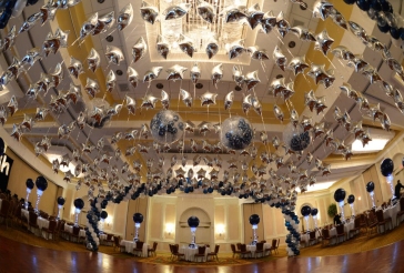 Navy and White Bar Mitzvah