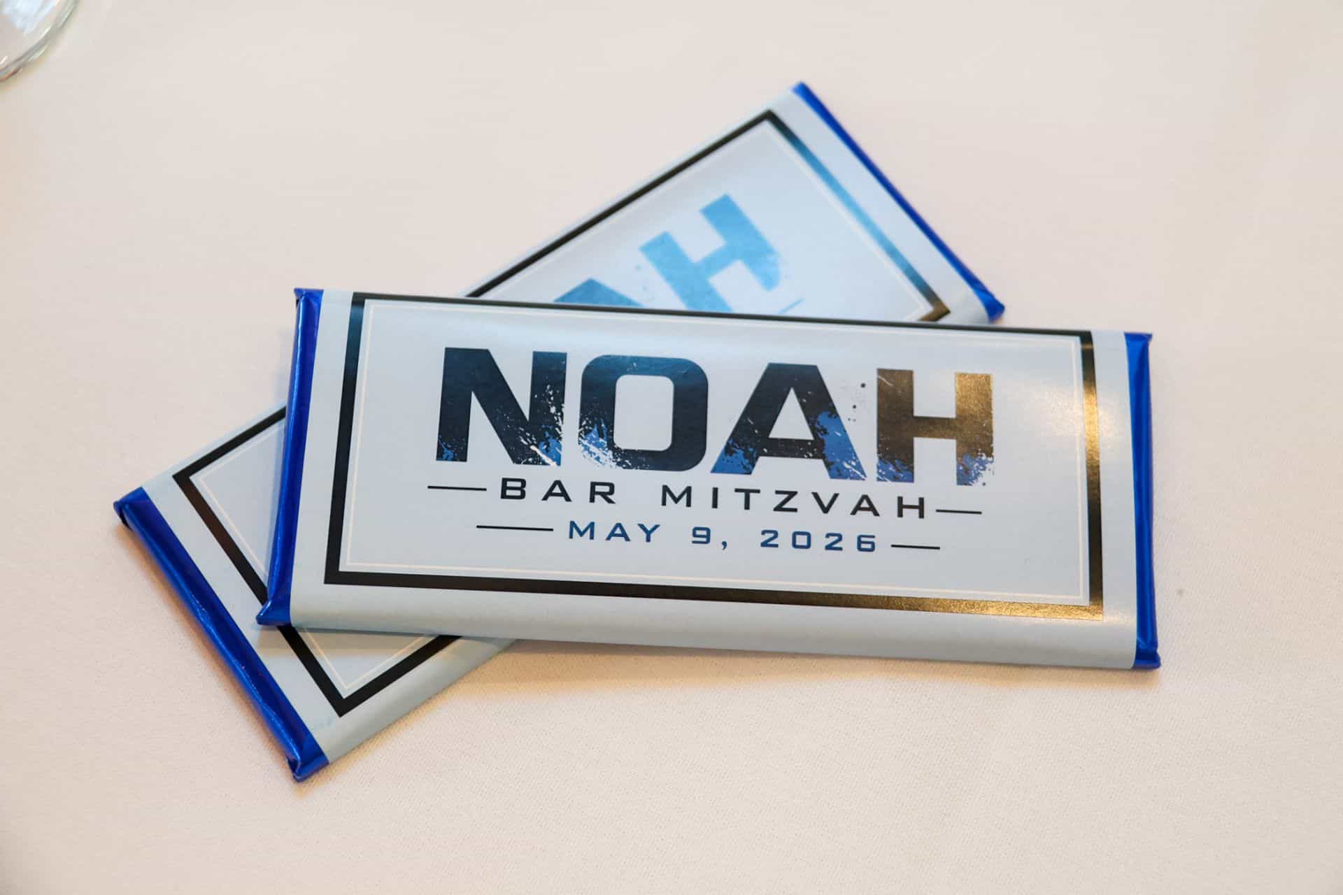 Custom Chocolate Bars for a Ski Theme Bar Mitzvah