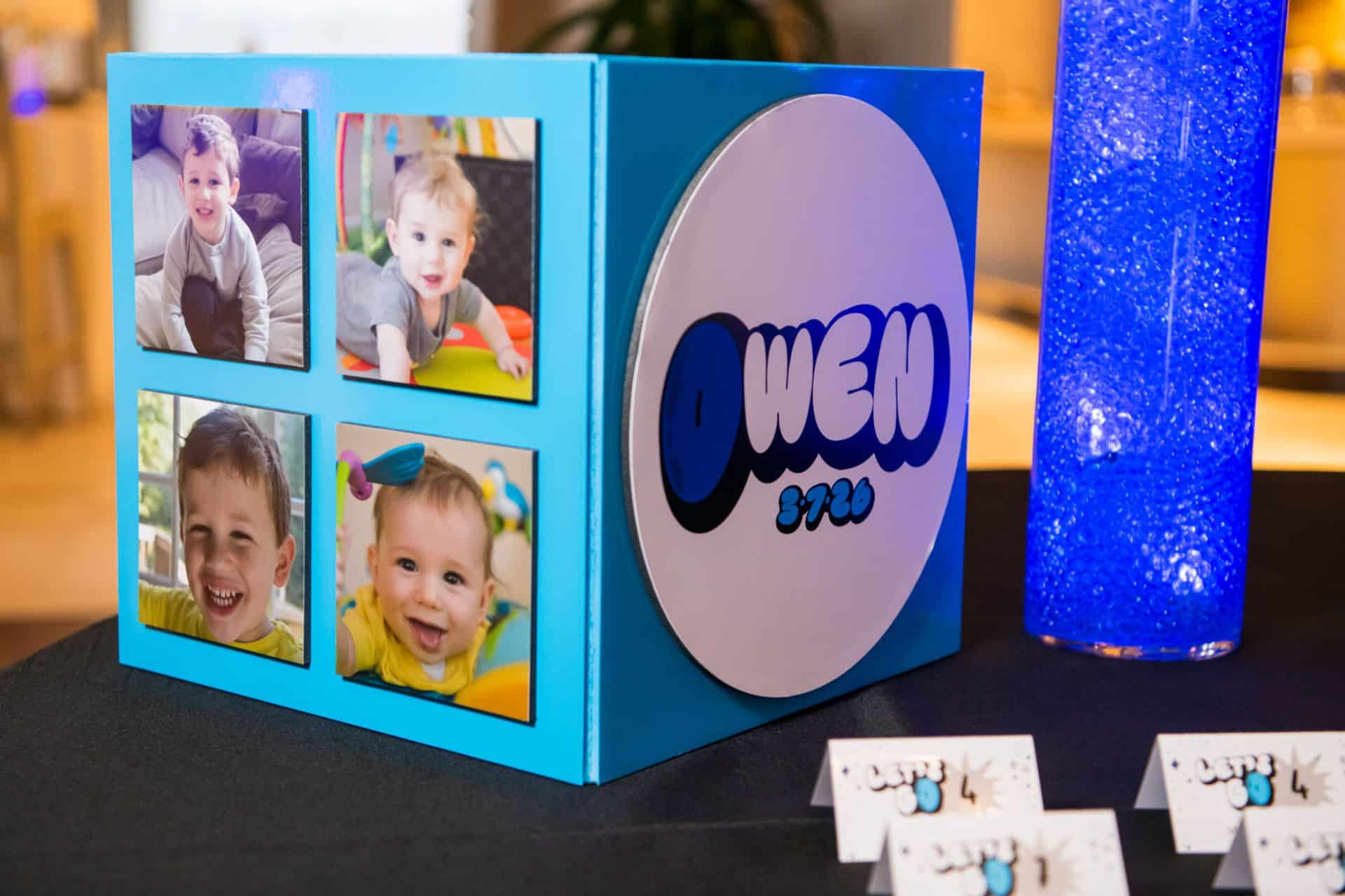 Custom Gift Box with Logo & Pictures for a Bar Mitzvah