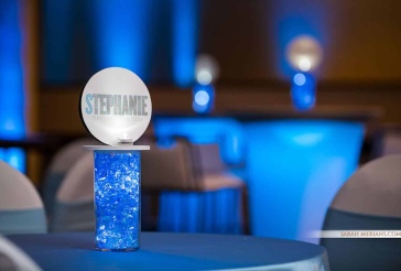 Bat Mitzvah Logo Centerpiece