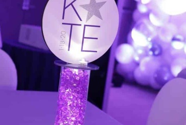 Bat Mitzvah Lounge Centerpiece