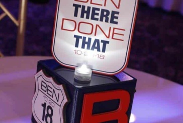 Travel Themed Lounge Centerpiece