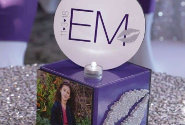 Bat Mitzvah Lounge Centerpiece