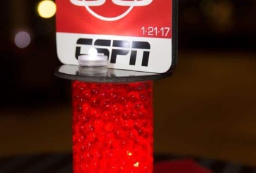 Sports Themed Lounge Centerpiece