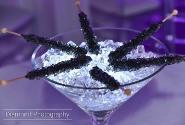 LED Martini Glass Centerpiece