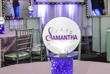 Music Themed Lounge Centerpieces