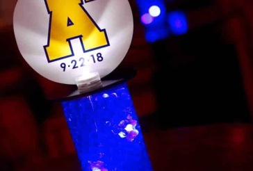 Michigan Themed Lounge Centerpiece