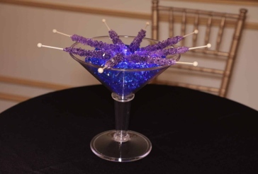 Rock Candy Cocktail Centerpiece