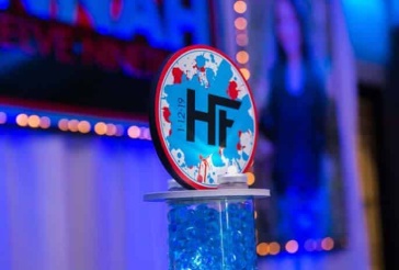 Splatter Paint Themed Logo Centerpiece