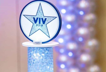 Star Themed Logo Centerpiece