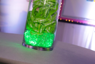 Custom LED Bracelet High Top Centerpiece