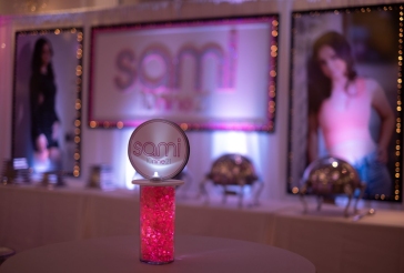 Custom LED Logo High Top Centerpiece