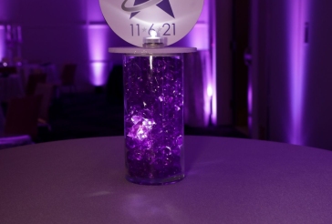 LED Star Mini Logo Topper Centerpiece