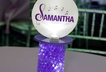 Music Themed Lounge Centerpiece