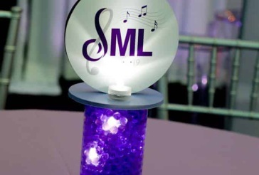 Music Themed Lounge Centerpiece