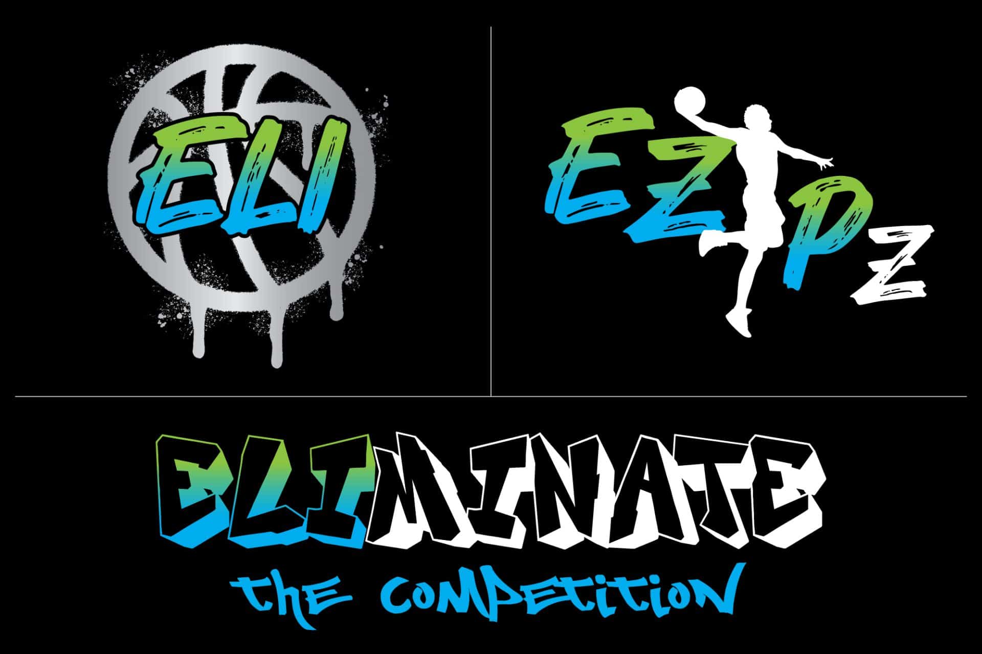 Graffiti Themed Sports Bar Mitzvah Logo