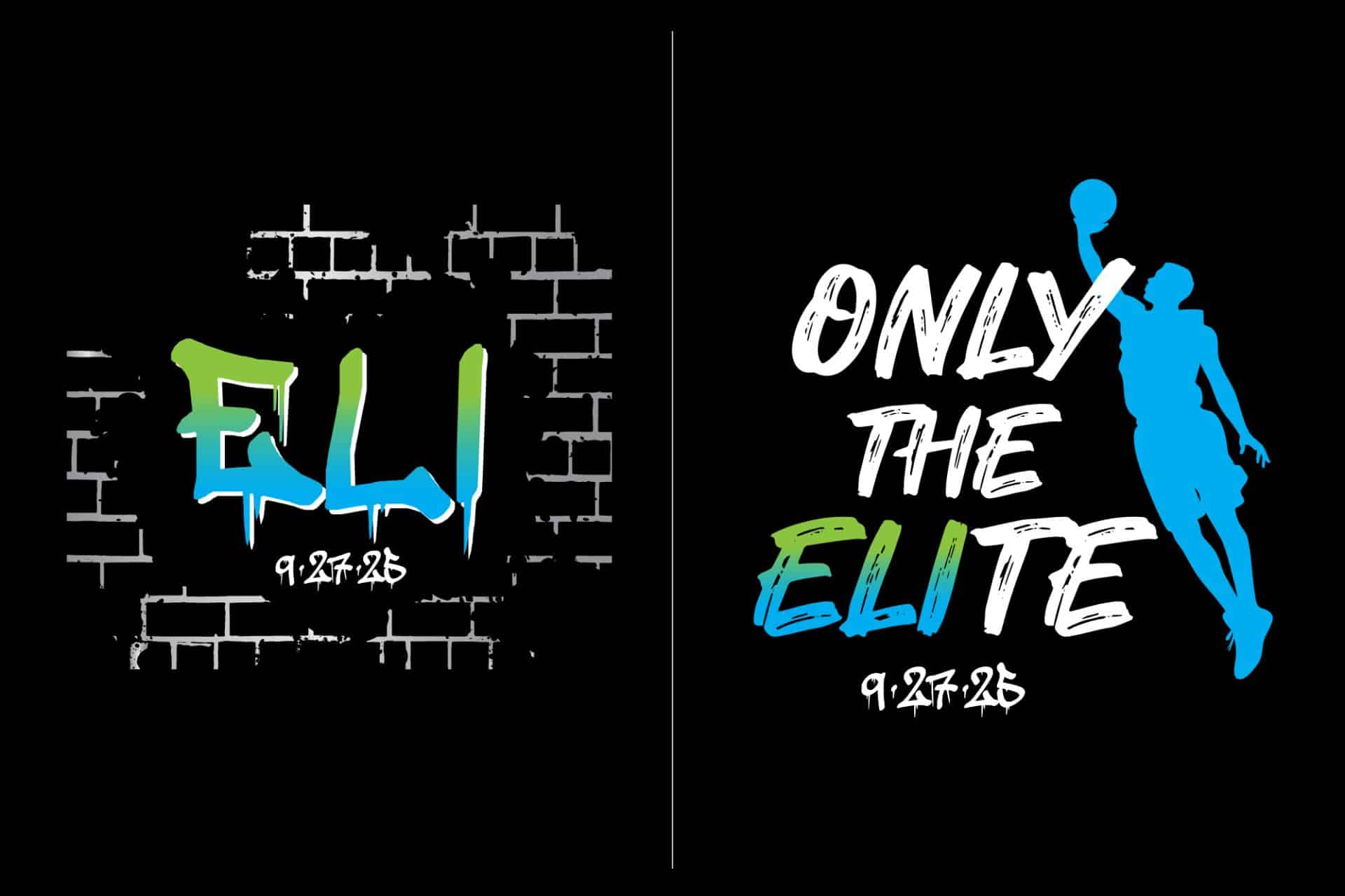 Graffiti Themed Sports Bar Mitzvah Logo