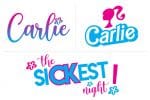 Barbie Theme Logo Design