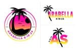 Tropical Themed Bat Mitzvah Logo