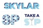 Cloud Themed Bat Mitzvah Logo