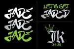 Crown Bat Mitzvah Logo Set