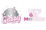 Disco Ball Bat Mitzvah Branding