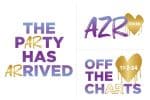 Graffiti Heart Logo Set