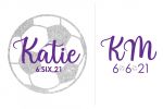 Soccer Themed Bat Mitzvah Logo