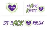 Keith Haring Bat Mitzvah Logo Design
