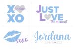 Hearts and Kisses Logo