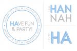 No Theme Bat Mitzvah Logo