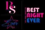 Neon Themed Logo