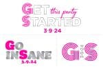 Striped Font Logo