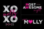 Heart and Kisses Logo