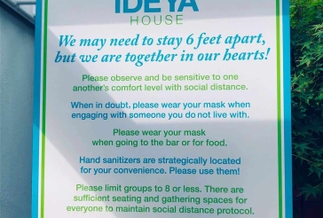 Covid Social Distancing Sign