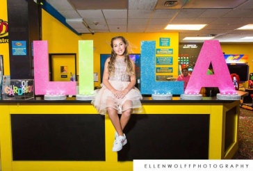 Giant Glittered Name Cutout