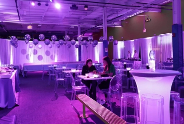 Metallic Orbz Balloon Scape